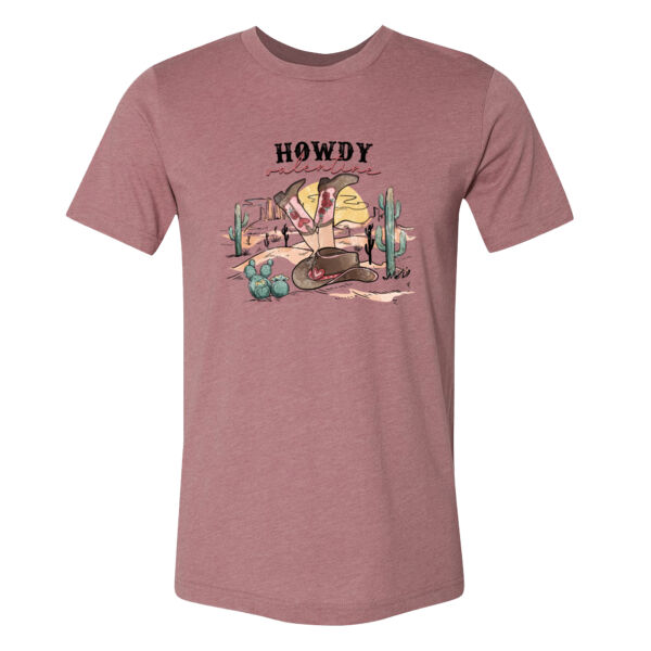 Howdy Valentine - Unisex CVC Jersey Tee Thumbnail