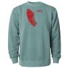 Unisex Midweight Pigment-Dyed Crewneck Sweatshirt Thumbnail